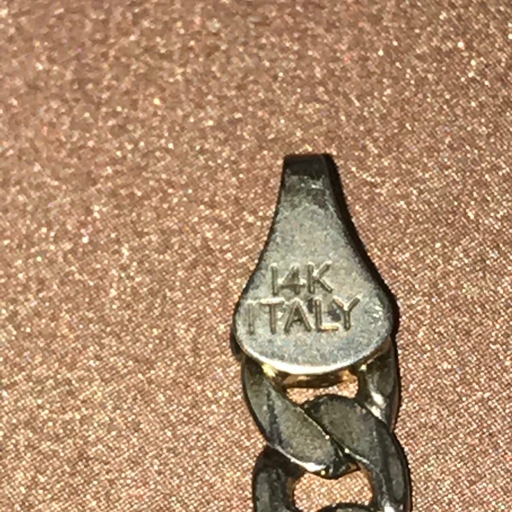 14k white gold bracelet. - Picture 2 of 2
